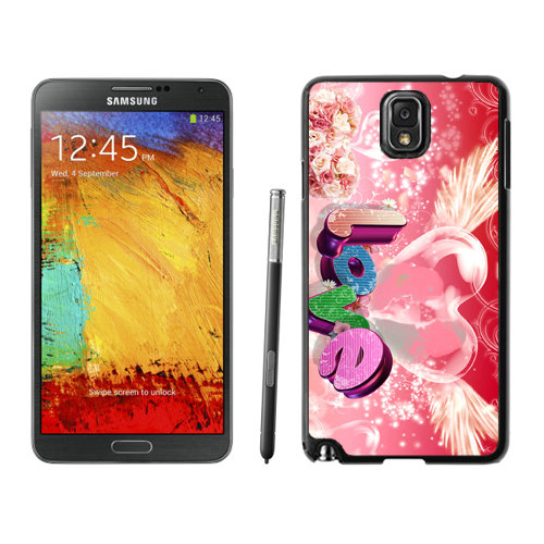 Valentine Fly Love Samsung Galaxy Note 3 Cases DZF - Click Image to Close